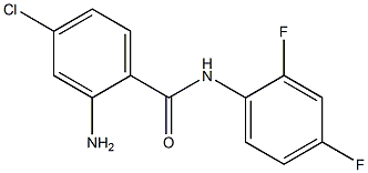 2-amino-4-chloro-N-(2,4-difluorophenyl)benzamide Struktur