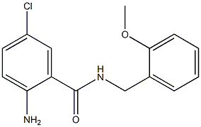 2-amino-5-chloro-N-[(2-methoxyphenyl)methyl]benzamide Struktur