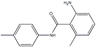 2-amino-6-methyl-N-(4-methylphenyl)benzamide Struktur