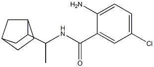 2-amino-N-(1-{bicyclo[2.2.1]heptan-2-yl}ethyl)-5-chlorobenzamide Struktur