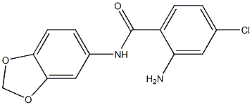 2-amino-N-(2H-1,3-benzodioxol-5-yl)-4-chlorobenzamide Struktur