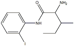 2-amino-N-(2-iodophenyl)-3-methylpentanamide Struktur