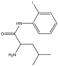 2-amino-N-(2-iodophenyl)-4-methylpentanamide Struktur