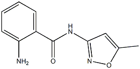 2-amino-N-(5-methylisoxazol-3-yl)benzamide Struktur