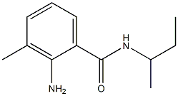 2-amino-N-(sec-butyl)-3-methylbenzamide Struktur