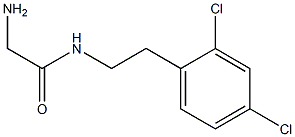 2-amino-N-[2-(2,4-dichlorophenyl)ethyl]acetamide Struktur