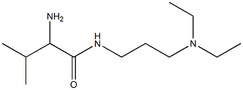 2-amino-N-[3-(diethylamino)propyl]-3-methylbutanamide Struktur