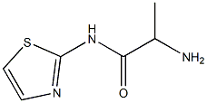 2-amino-N-1,3-thiazol-2-ylpropanamide Struktur