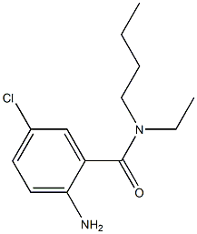 2-amino-N-butyl-5-chloro-N-ethylbenzamide Struktur