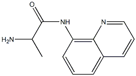 2-amino-N-quinolin-8-ylpropanamide Struktur