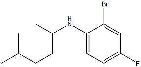 2-bromo-4-fluoro-N-(5-methylhexan-2-yl)aniline Struktur