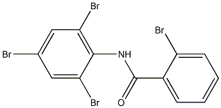 2-bromo-N-(2,4,6-tribromophenyl)benzamide Struktur