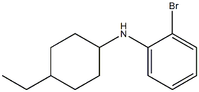 2-bromo-N-(4-ethylcyclohexyl)aniline Struktur