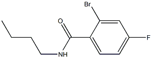 2-bromo-N-butyl-4-fluorobenzamide Struktur