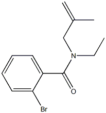 2-bromo-N-ethyl-N-(2-methylprop-2-enyl)benzamide Struktur