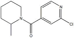 2-chloro-4-[(2-methylpiperidin-1-yl)carbonyl]pyridine Struktur