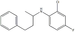 2-chloro-4-fluoro-N-(4-phenylbutan-2-yl)aniline Struktur