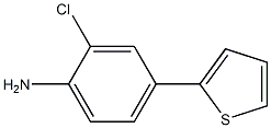 2-chloro-4-thien-2-ylaniline Struktur