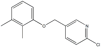 2-chloro-5-(2,3-dimethylphenoxymethyl)pyridine Struktur