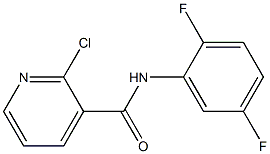 2-chloro-N-(2,5-difluorophenyl)pyridine-3-carboxamide Struktur