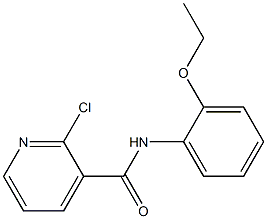 2-chloro-N-(2-ethoxyphenyl)pyridine-3-carboxamide Struktur