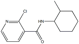 2-chloro-N-(2-methylcyclohexyl)pyridine-3-carboxamide Struktur