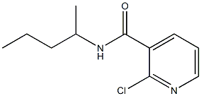 2-chloro-N-(pentan-2-yl)pyridine-3-carboxamide Struktur