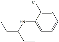 2-chloro-N-(pentan-3-yl)aniline Struktur