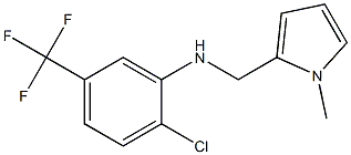 2-chloro-N-[(1-methyl-1H-pyrrol-2-yl)methyl]-5-(trifluoromethyl)aniline Struktur