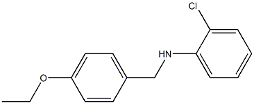 2-chloro-N-[(4-ethoxyphenyl)methyl]aniline Struktur