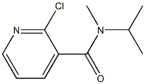 2-chloro-N-methyl-N-(propan-2-yl)pyridine-3-carboxamide Structure