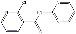 2-chloro-N-pyrimidin-2-ylnicotinamide Struktur