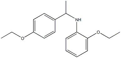 2-ethoxy-N-[1-(4-ethoxyphenyl)ethyl]aniline Struktur