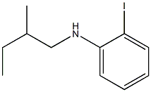 2-iodo-N-(2-methylbutyl)aniline Struktur