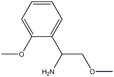 2-methoxy-1-(2-methoxyphenyl)ethanamine Struktur