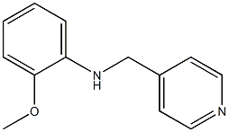 2-methoxy-N-(pyridin-4-ylmethyl)aniline Struktur