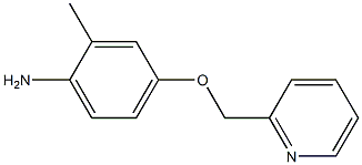 2-methyl-4-(pyridin-2-ylmethoxy)aniline Struktur