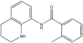 2-methyl-N-(1,2,3,4-tetrahydroquinolin-8-yl)benzamide Struktur