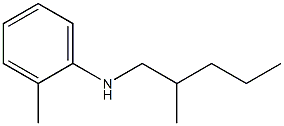 2-methyl-N-(2-methylpentyl)aniline Struktur