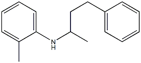 2-methyl-N-(4-phenylbutan-2-yl)aniline Struktur