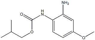 2-methylpropyl N-(2-amino-4-methoxyphenyl)carbamate Struktur