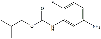 2-methylpropyl N-(5-amino-2-fluorophenyl)carbamate Struktur