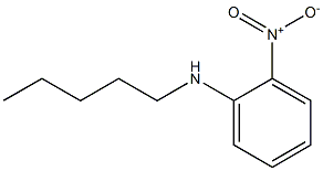 2-nitro-N-pentylaniline Struktur