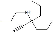 2-propyl-2-(propylamino)pentanenitrile Struktur