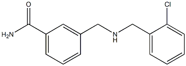 3-({[(2-chlorophenyl)methyl]amino}methyl)benzamide Struktur