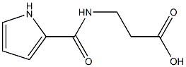 3-(1H-pyrrol-2-ylformamido)propanoic acid Struktur