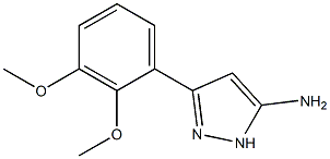 3-(2,3-dimethoxyphenyl)-1H-pyrazol-5-amine Struktur