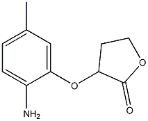 3-(2-amino-5-methylphenoxy)oxolan-2-one Struktur