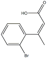 3-(2-bromophenyl)but-2-enoic acid Struktur