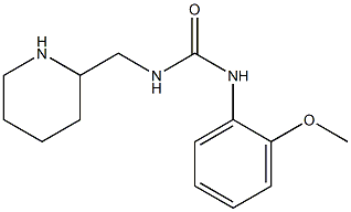 3-(2-methoxyphenyl)-1-(piperidin-2-ylmethyl)urea Struktur